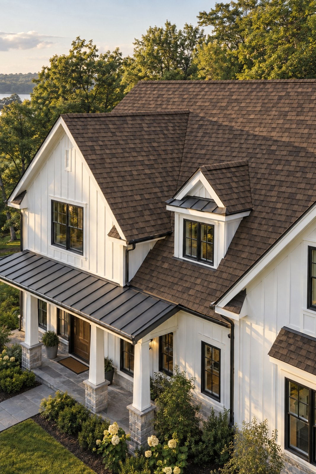 Alternative roof finish