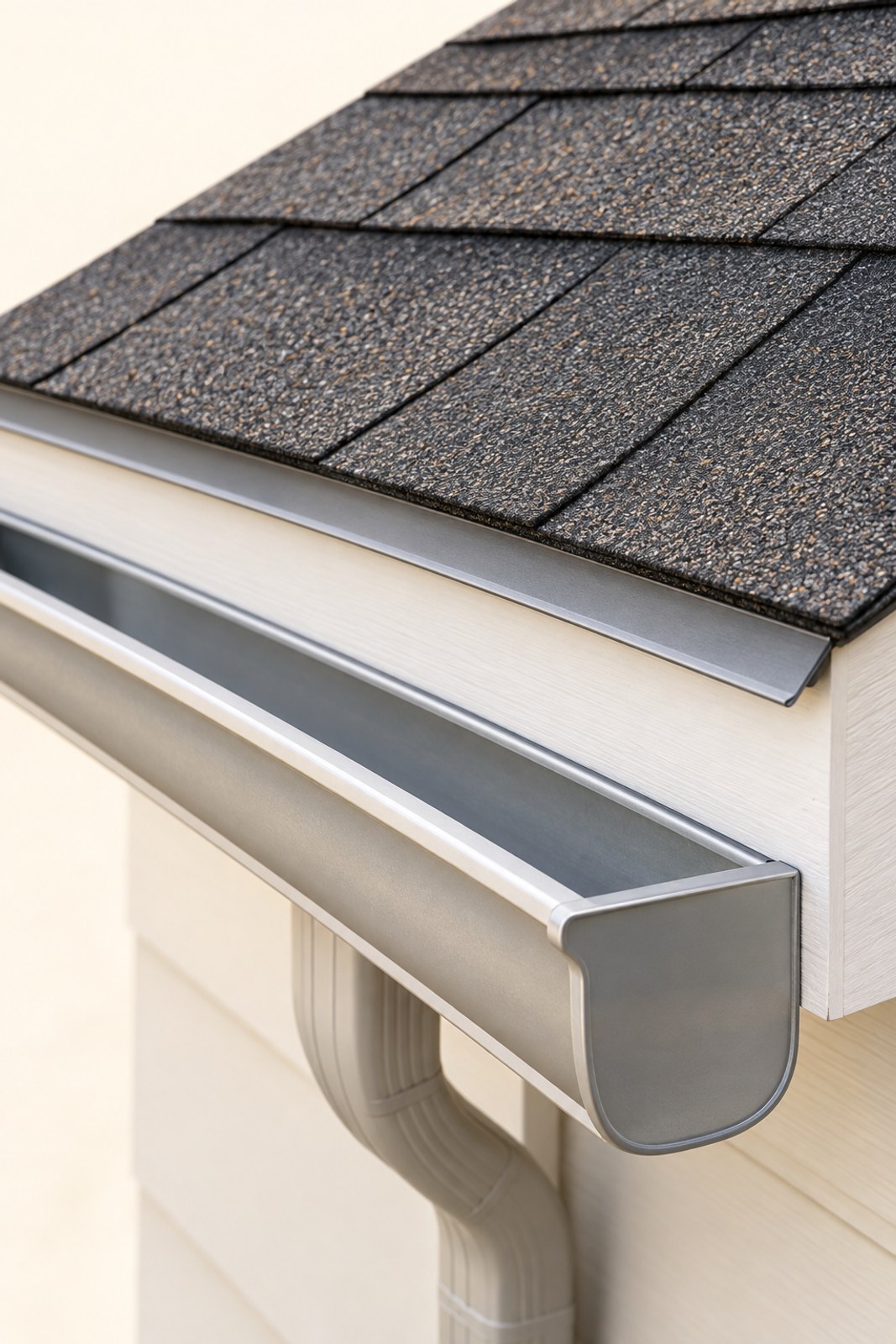 Roof edge and gutter