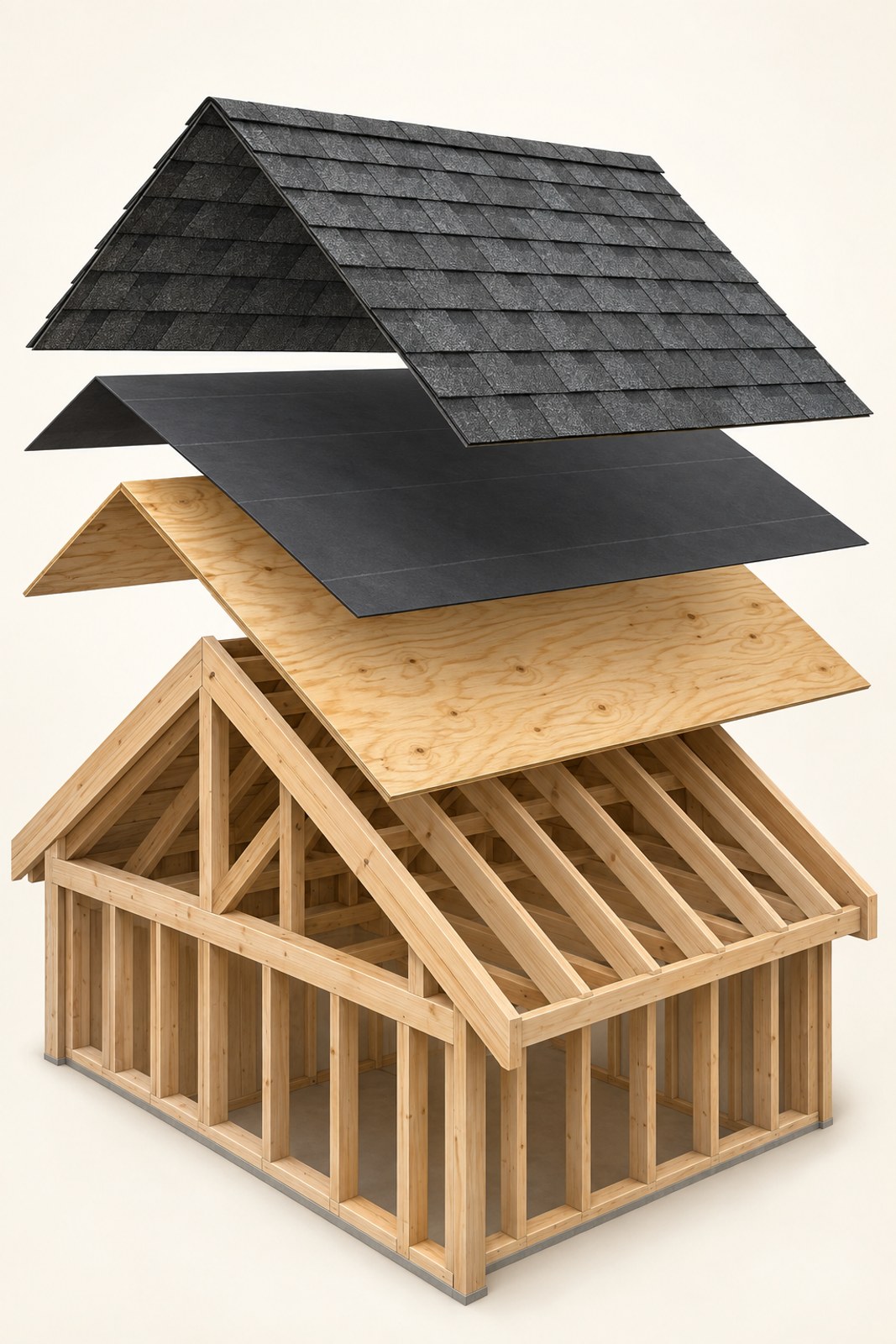 Roof-system cutaway
